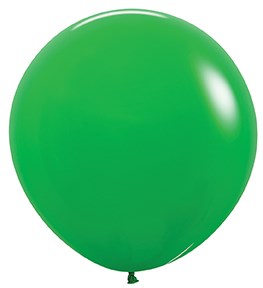 24 inch Sempertex Deluxe Shamrock Green Latex Balloons 10ct