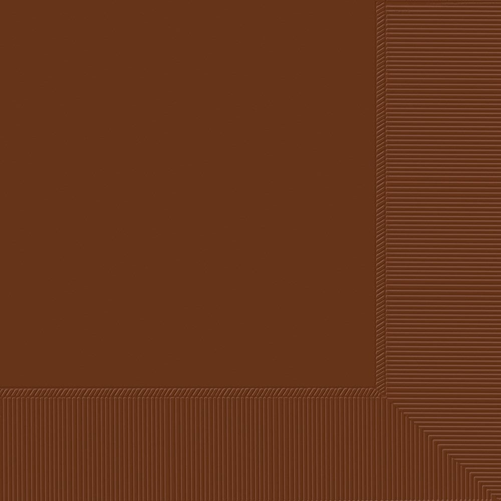Beverage Napkin Chocolate Brown 40ct