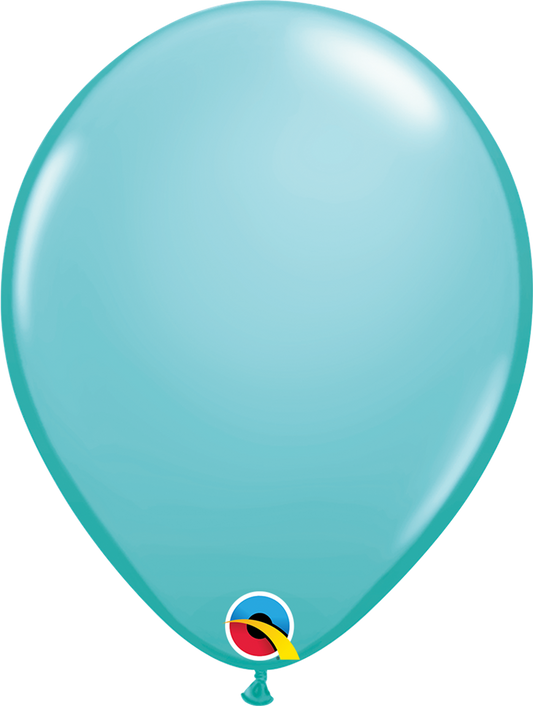 11 inch Qualatex Caribbean Blue Latex Balloons 100ct