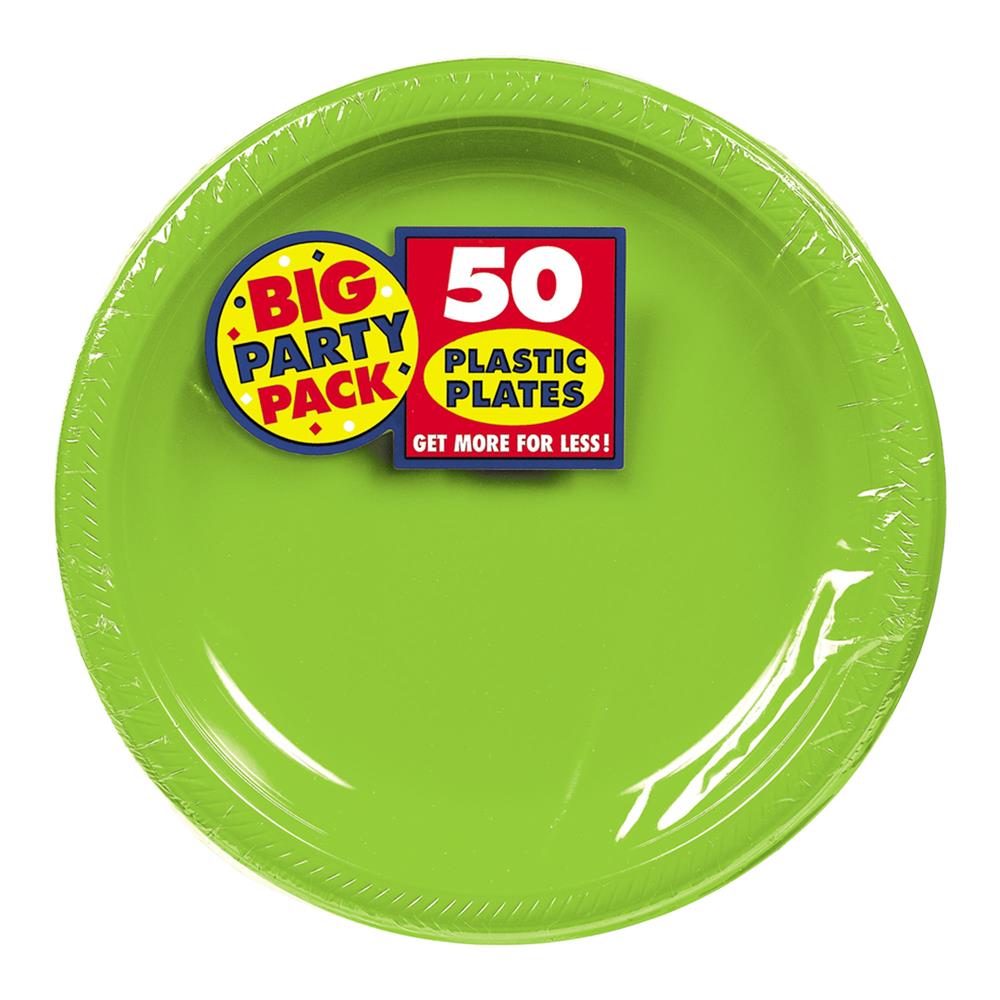 Kiwi Plate Plastic (S) 50ct
