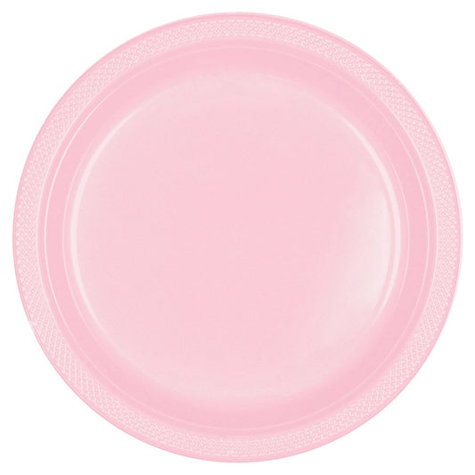 Platos Blush Pink (S) 50ct Plástico