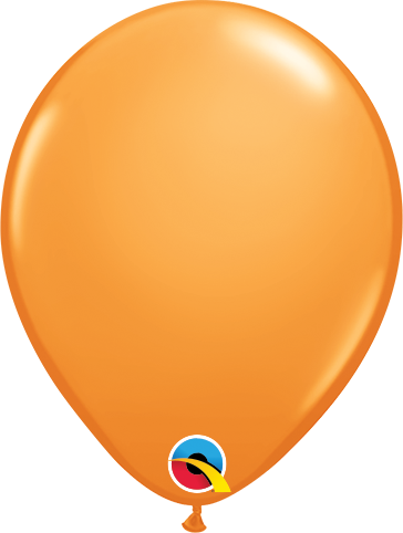 5 inch Qualatex Orange Latex Balloons 100ct
