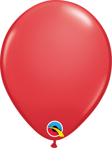 5 inch Qualatex Red Latex Balloons 100ct