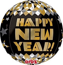 New Year Gold Pattern ORBZ 16in
