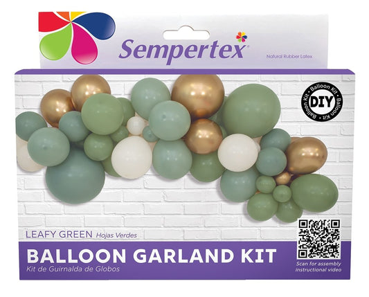 Sempertex Leafy Green Latex Balloon Garland Kit