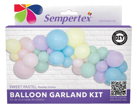 Sempertex Sweet Pastel Latex Balloon Garland Kit