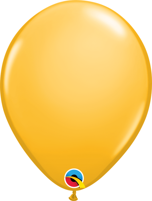 11 inch Qualatex Goldenrod Latex Balloons 100ct