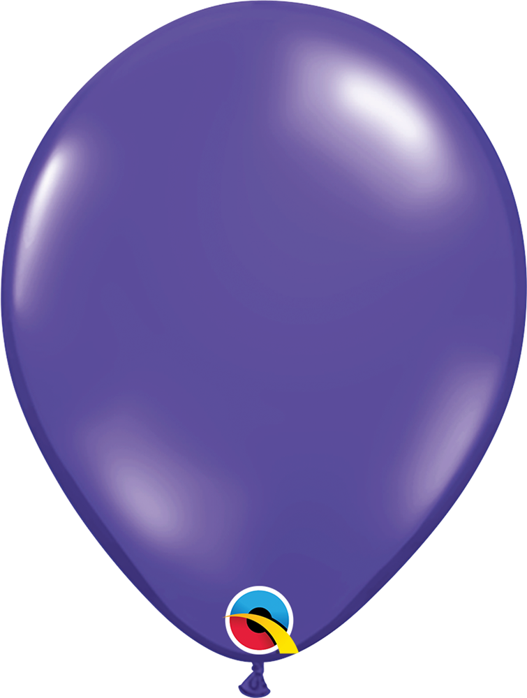 11 inch Qualatex Quartz Purple Latex Balloons 100ct