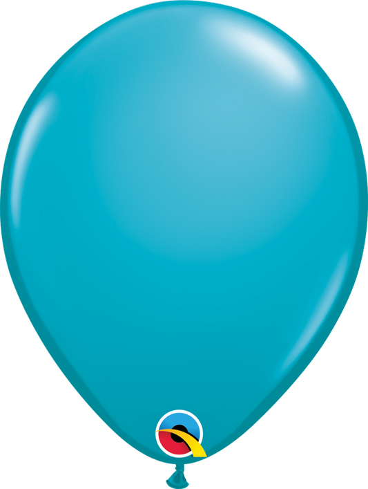 11 inch Qualatex Tropical Teal Latex Balloons 100ct