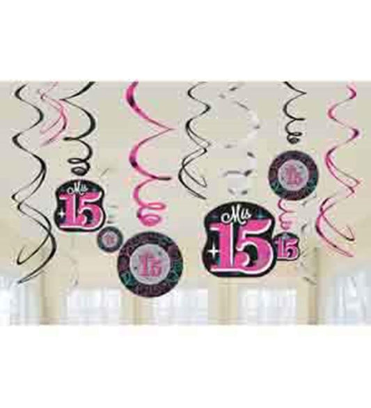 Mis Quince Anos Deco Swirl Value Pack