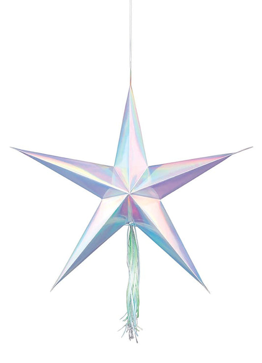 Shimmering Party Hanging 3D Stars 3ct