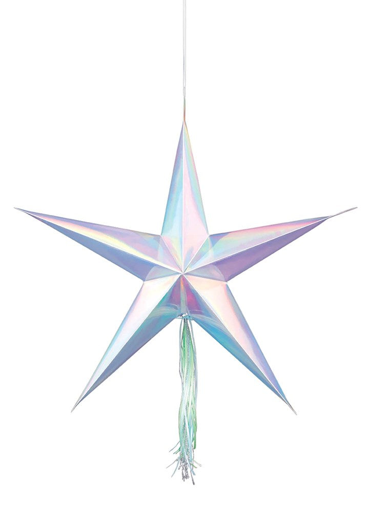 Shimmering Party Hanging 3D Stars 3ct