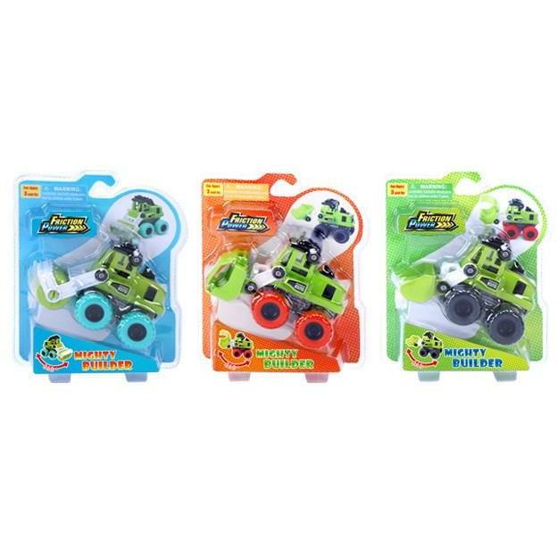6in Friction Mighty Builder 3 Asstd - Toy World Inc