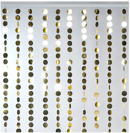 Gold Circles Beaded Shimmer Wall 1 square foot 1ct