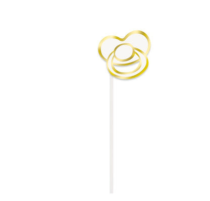 Oh Baby Gold Baby Shower Photo Prop 10pc