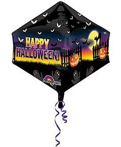 Halloween Haunted Anglez 21in Foil Balloon
