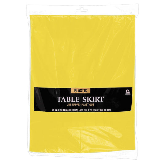 Yellow Sunshine Tableskirt 29in x 14ft