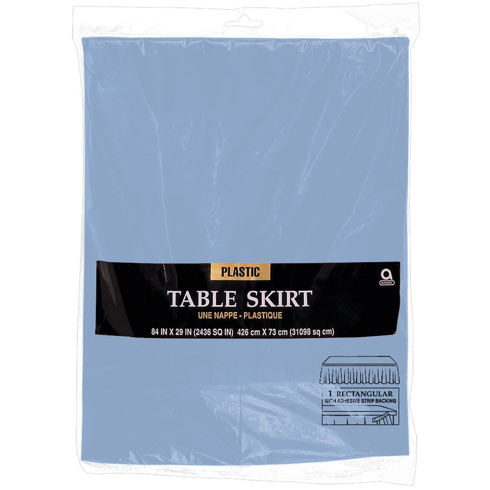Pastel Blue Tableskirt 29in x 14ft