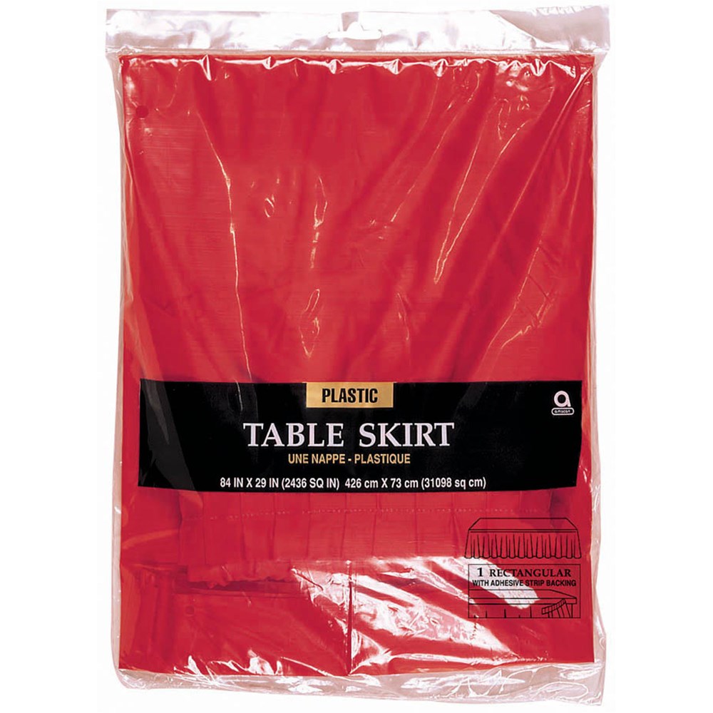 Falda de mesa roja manzana