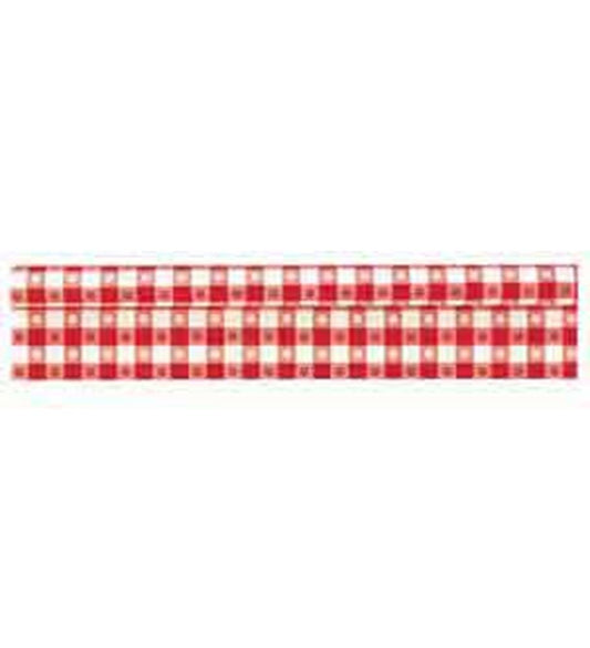 Tablecover Roll 40x100 Gingham Red