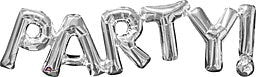Anagram Phrase Party Silver 33in Foil Balloons