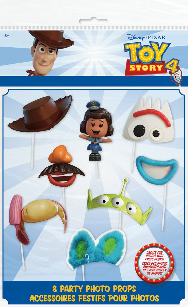 Accesorios para fotos de Toy Story 4, 8 unidades