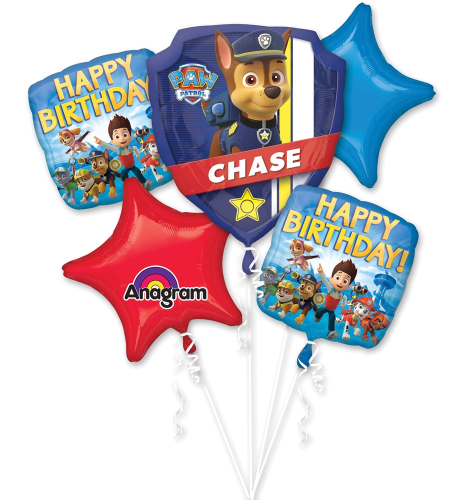 Anagram Paw Patrol Balloon Bouquet 5ct