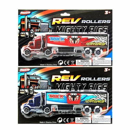 8.75in Pull Back Container Truck - Toy World Inc