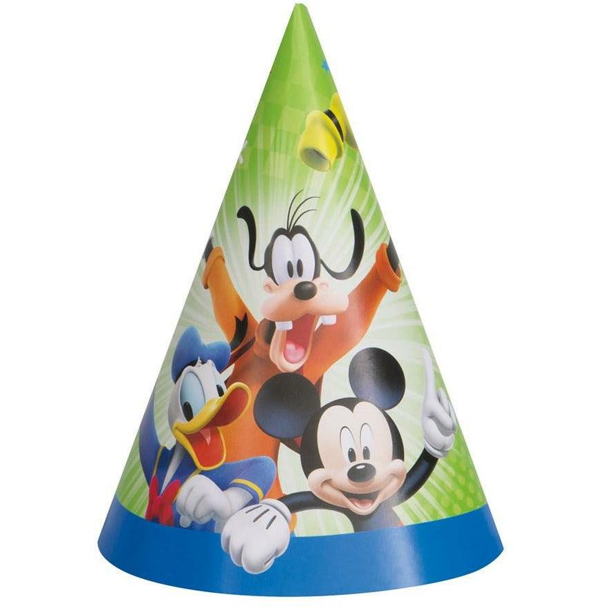 8 Mickey Roadster Party Hat - Toy World Inc