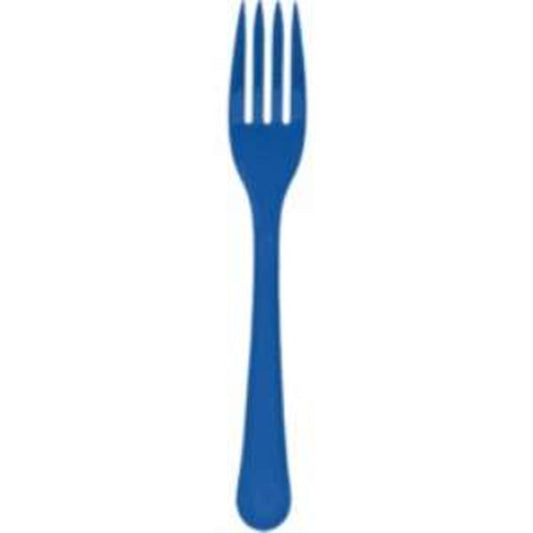 Tenedor Azul Rey Brillante 20ct