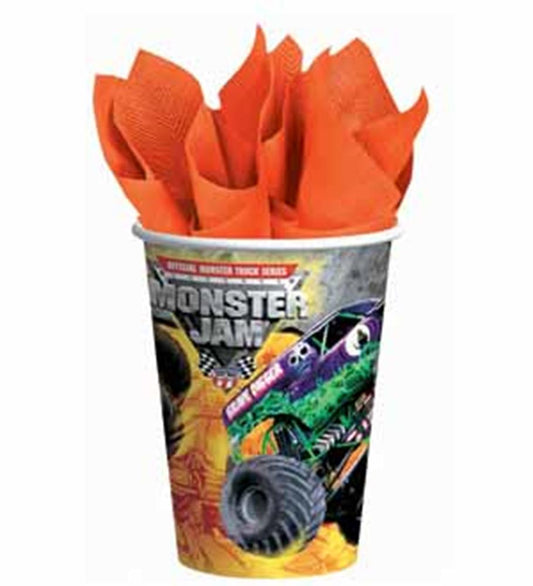 Monster Truck Jam Cup 9oz 8ct