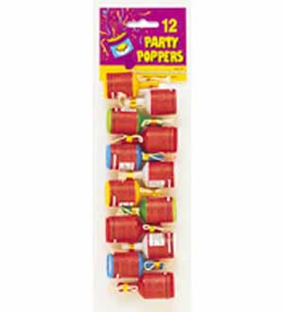 Party Poppers 12ct