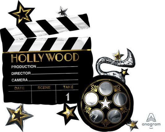 Anagrama Hollywood Globo de aluminio de 30 pulgadas