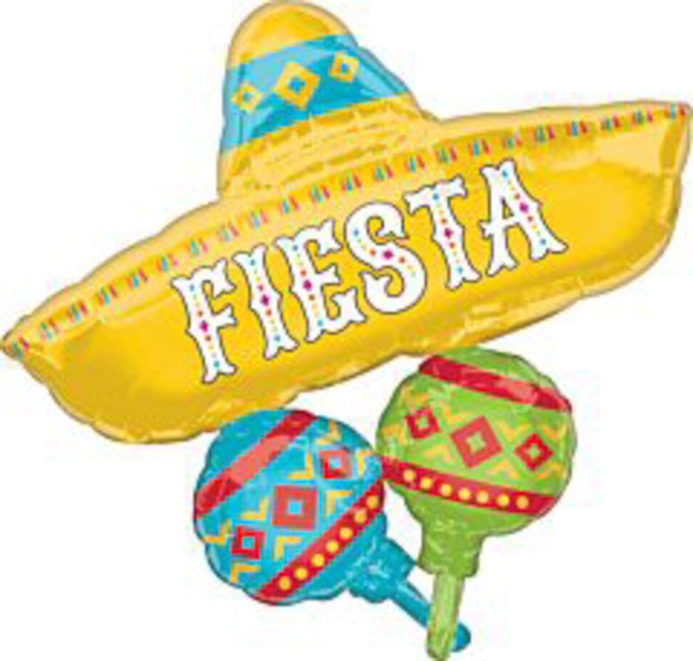 Anagram Cinco de Mayo Papel Picado Fiesta 32in Foil Balloon