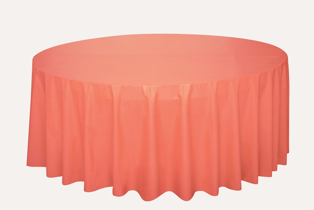 Coral Tablecover 84in