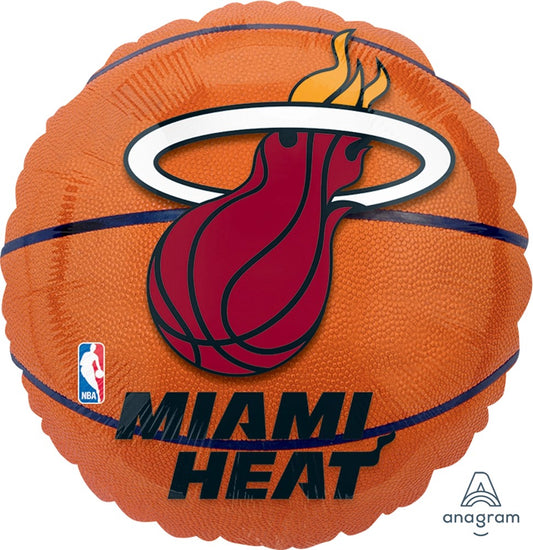 Anagram Miami Heat 17 inch Foil Balloon 1ct