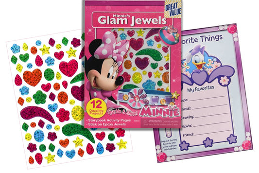 Minnie Glam Jewels Sticker Set Activity Book