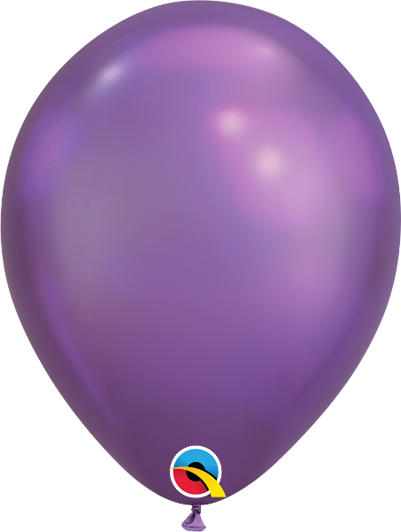 11in Qualatex Chrome Purple Latex Balloons 25ct