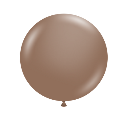 Tuftex Cocoa 24 inch Latex Balloons 25ct