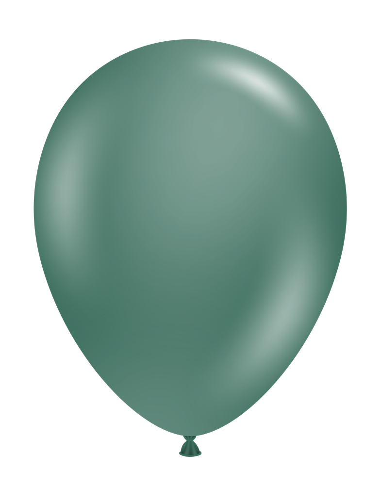 Tuftex Evergreen 11 inch Latex Balloons 12ct