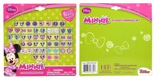 Minnie Bowtique 24 pares de pendientes adhesivos en blíster