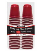 Red Party Shot 2oz - 40ct