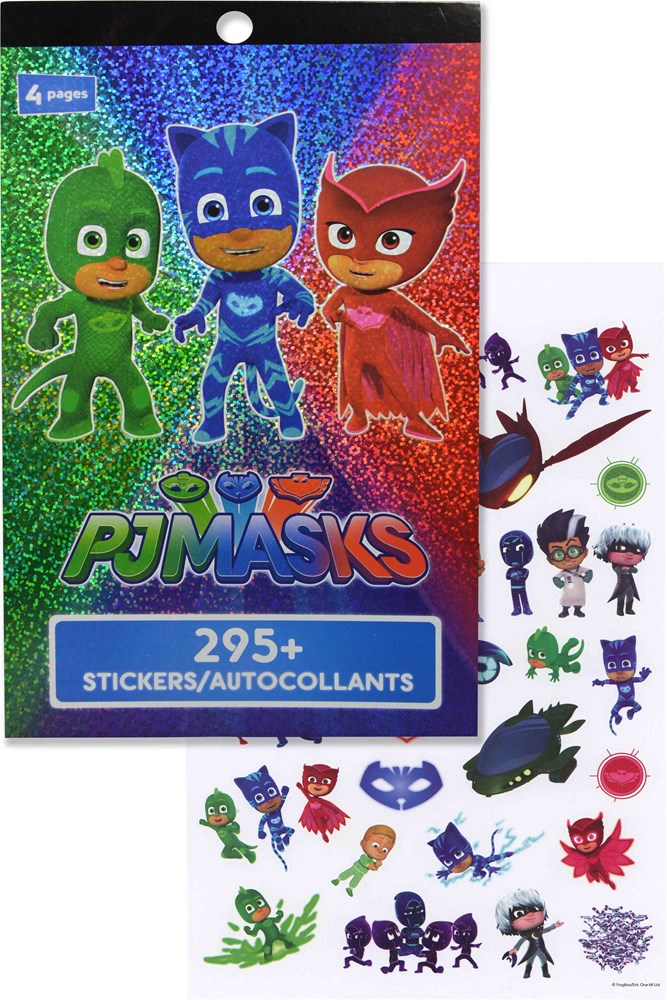 PJ Masks Cover Sticker Set 5.75x0.10x9.25