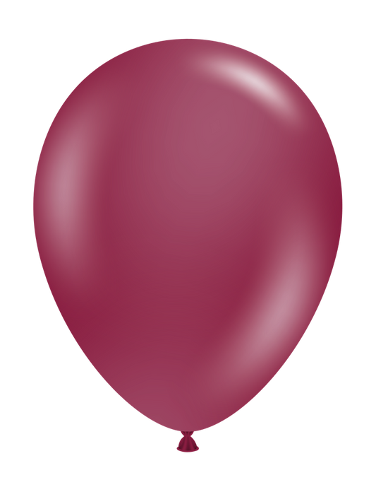 Tuftex Sangria 11 inch Latex Balloons 12ct