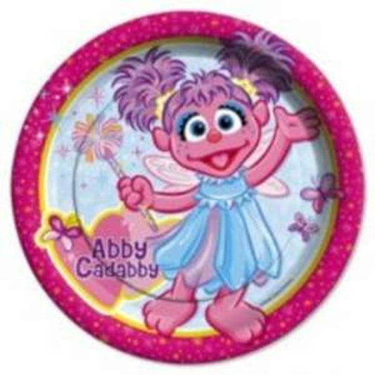 Abby Cadabby (L) 8ct Plate 8ct - Toy World Inc