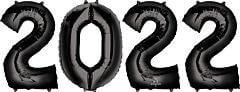 Anagram 2022 GRAD Number Bunch Black 34in Foil Balloon - Toy World Inc