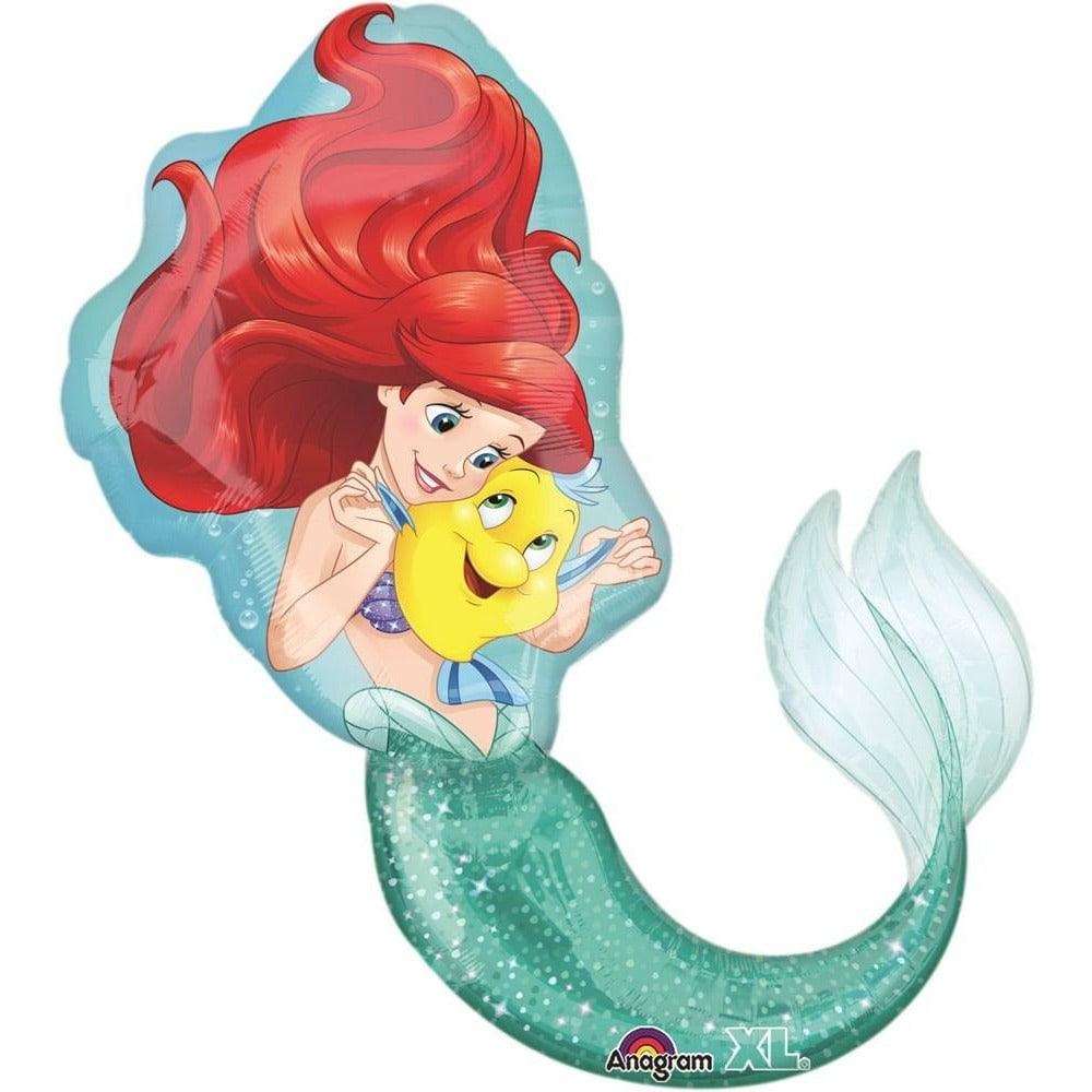 Anagram 34in Little Mermaid Shaped Balloon - Toy World Inc