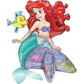 Anagram Ariel The Little Mermaid Air-Filled 20in Balloon - Toy World Inc