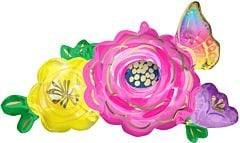 Anagram Beautiful Flowers & Butterfly 37in Foil Balloon - Toy World Inc