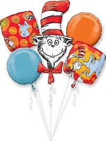 Anagram Dr.Seuss Bouquet Foil Balloons - Toy World Inc